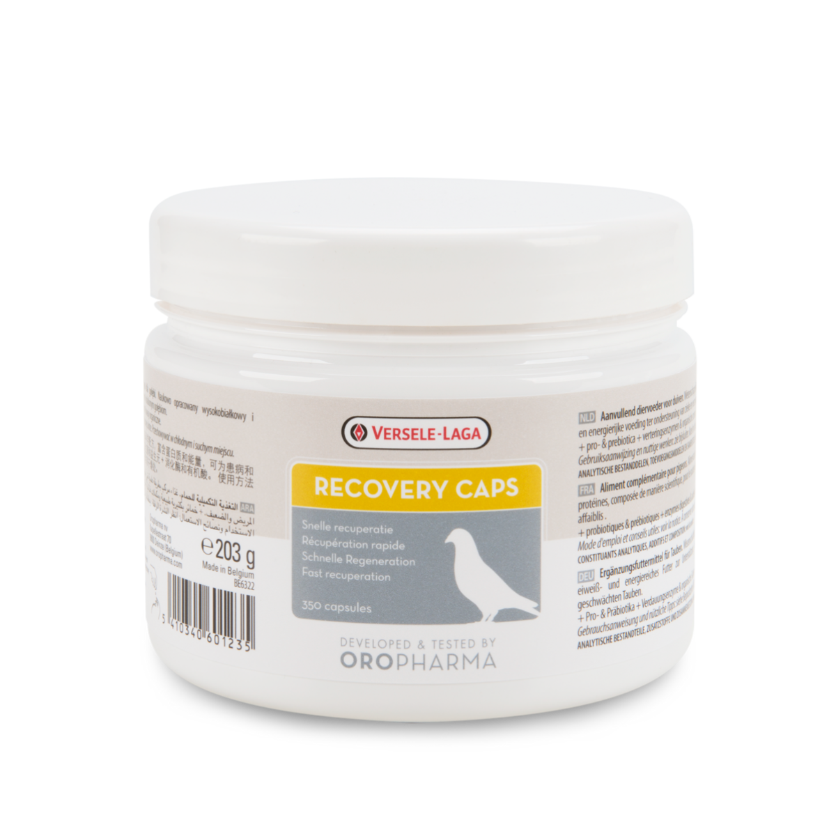 Oropharma Recovery Caps 350 Capsules - Capsules De Récupération - Pigeons